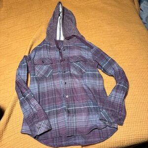 Women’s Columbia hooded flannel